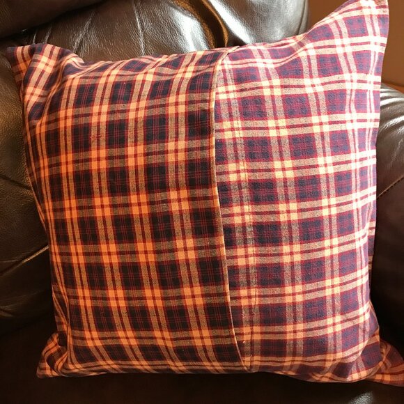 Christmas Nativity Pillow Cover: Handmade Holiday Décor, It is the Night, 18x18 - Picture 2 of 10